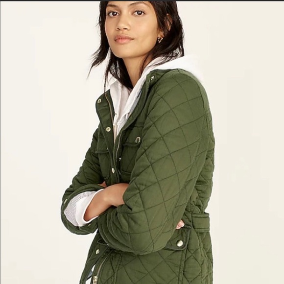 J. Crew Women’s Quilted Downtown Field Utility Jacket - Picture 15 of 15